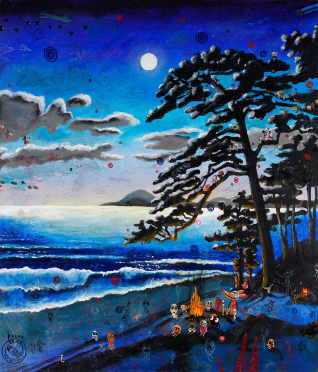 LAGERFEUER BEI VOLLMOND - M.S. BASTIAN / ISABELLE L. 