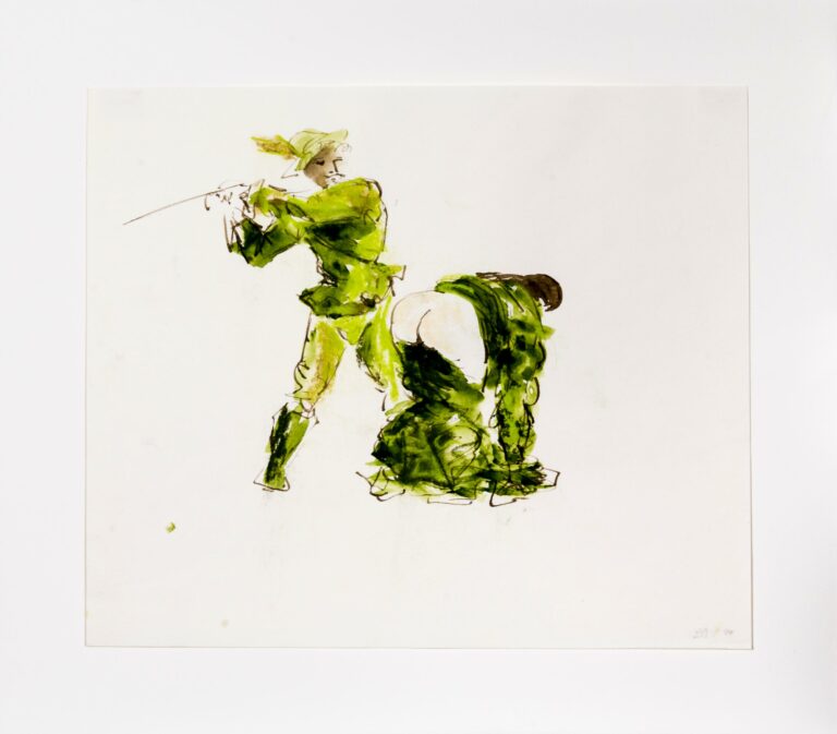 King with Paint Brush from “The King and His Subject””” - Eleanor Antin 