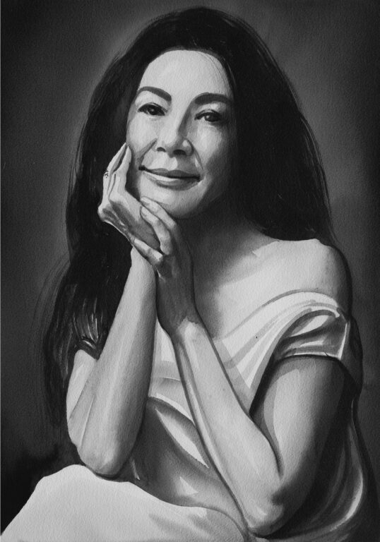 Michelle Yeoh (from the series Female Heroes) - Radenko Milak 