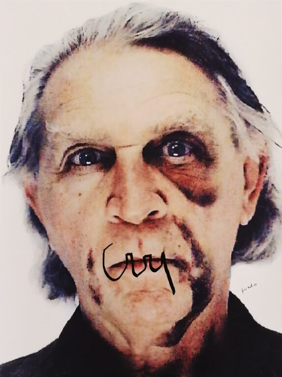 Self-Portrait with Black Eye and Bruises #1 - Jimmie Durham 