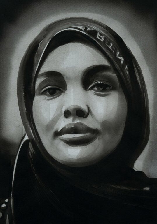 Halima Aden (from the series Female Heroes) - Radenko Milak 