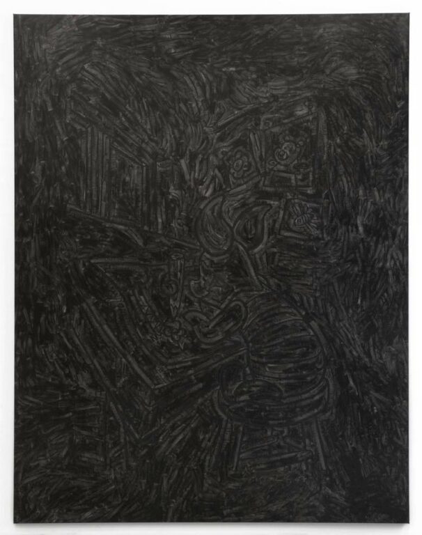 BLACK PAINTING – Piglet the Draftsman - Pierre Bismuth 