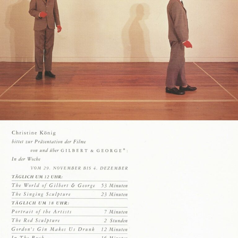 GILBERT & GEORGE 