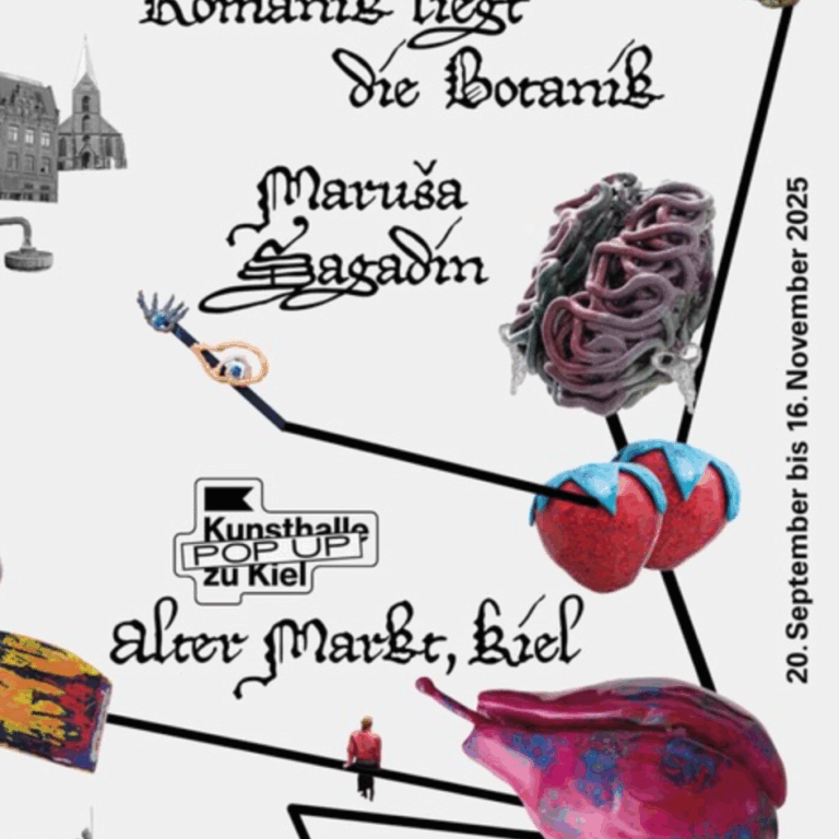 MARUŠA SAGADIN: #2 Pop-up Kunsthalle zu Kiel. Zwischen Barock und Romanik liegt die Botanik 