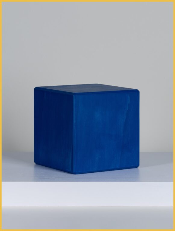 Pieces of a whole (blue cube) - Gabriel Rózsa 