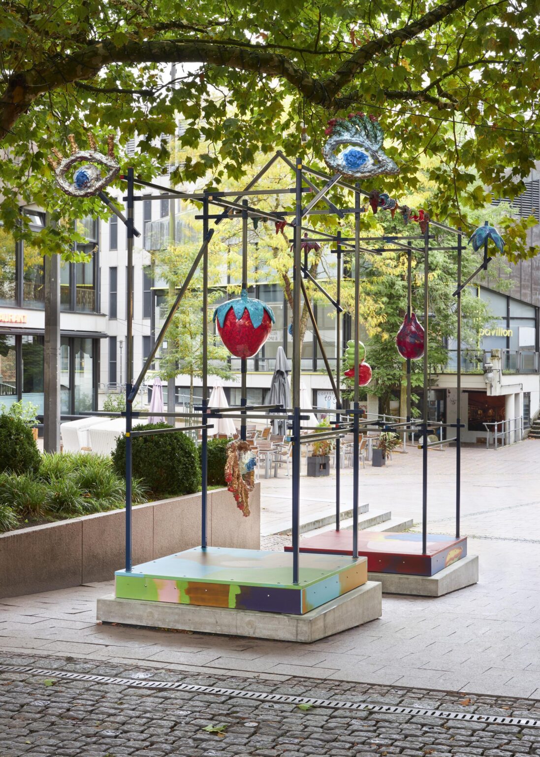 Exhibition view Maruša Sagadin | Zwischen Barock und Romanik liegt die Botanik, Kunsthalle zu Kiel 2025, Photo: Jan Brockhaus - Maruša Sagadin 