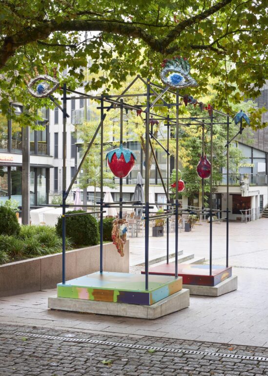 Exhibition view Maruša Sagadin | Zwischen Barock und Romanik liegt die Botanik, Kunsthalle zu Kiel 2025, Photo: Jan Brockhaus - Maruša Sagadin 