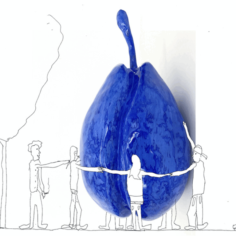 MARUŠA SAGADIN: Blue Lips (public space, permanent) 