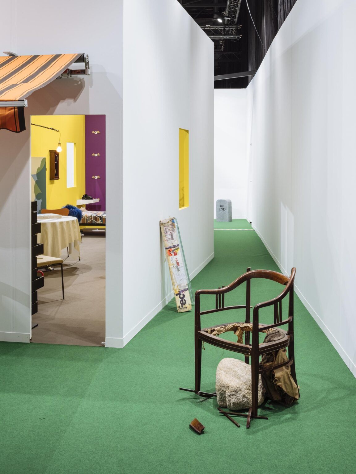 Exhibition views, special institutional exhibition by the Teo Jakob Art Collection Foundation &ndash; &ldquo;Conditions d&rsquo;Usage&rdquo;, Art Gen&egrave;ve 2026, curated by Christian Herren and Daan Couzijn - Jimmie Durham 