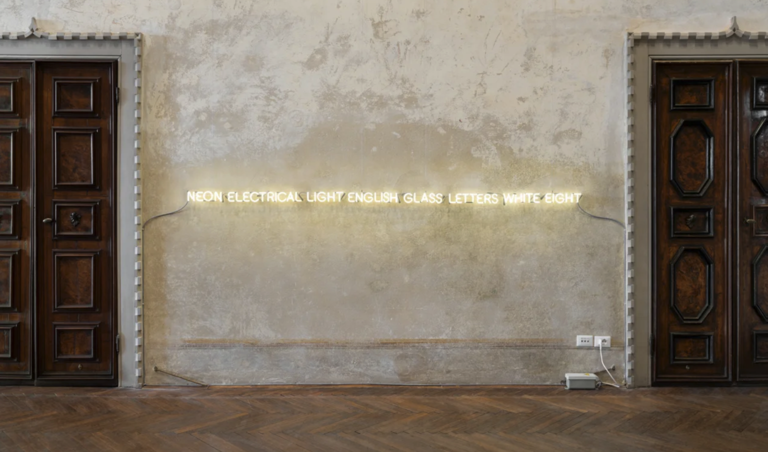 JOSEPH KOSUTH: The-exchange-value-of-language-has-fallen-to-zero 