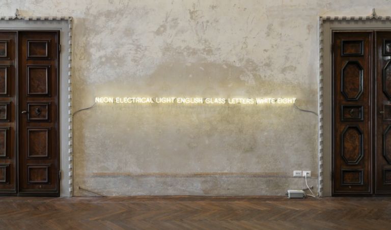 JOSEPH KOSUTH: The-exchange-value-of-language-has-fallen-to-zero 