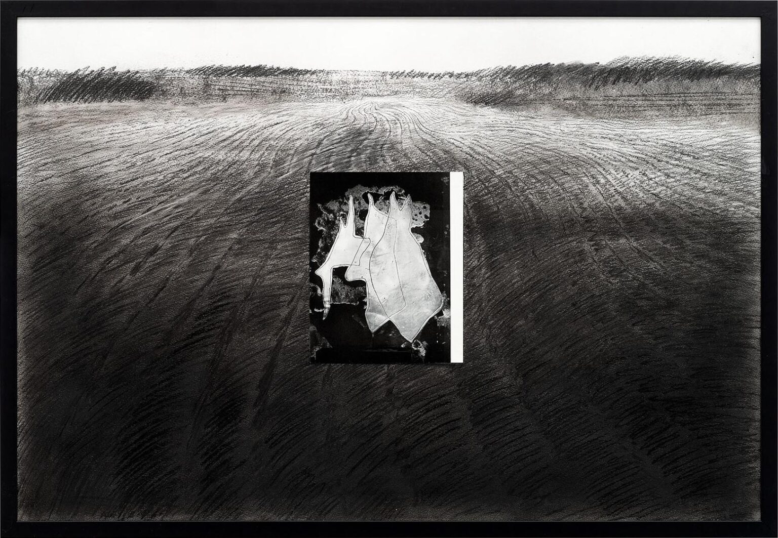 Partially covered Landscape (Constantin Brancusi) - Nikita Kadan 