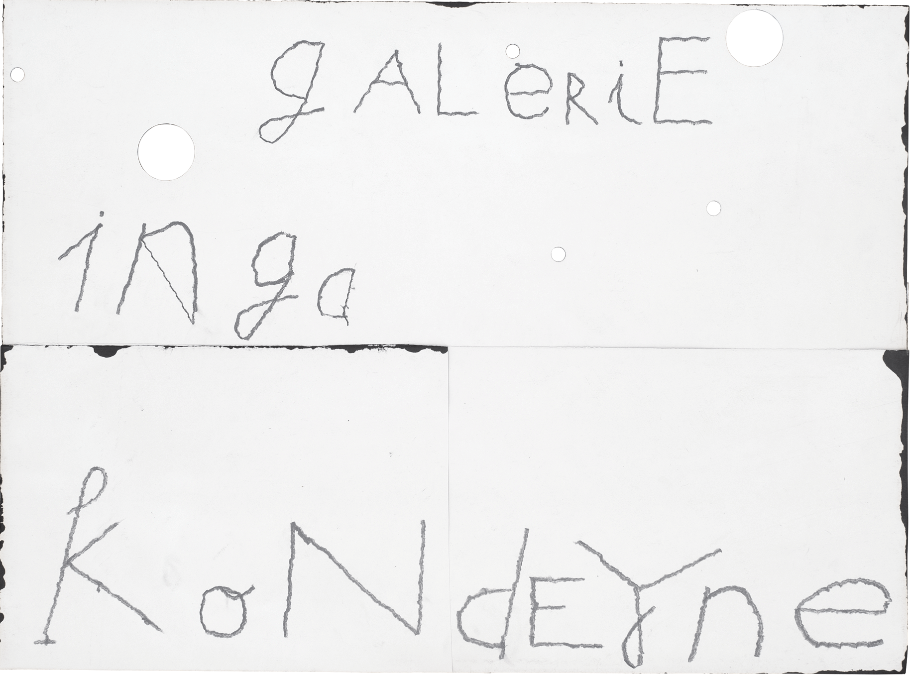AUF DEN PUNKT GEBRACHT I 45 Jahre Galeriearbeit 