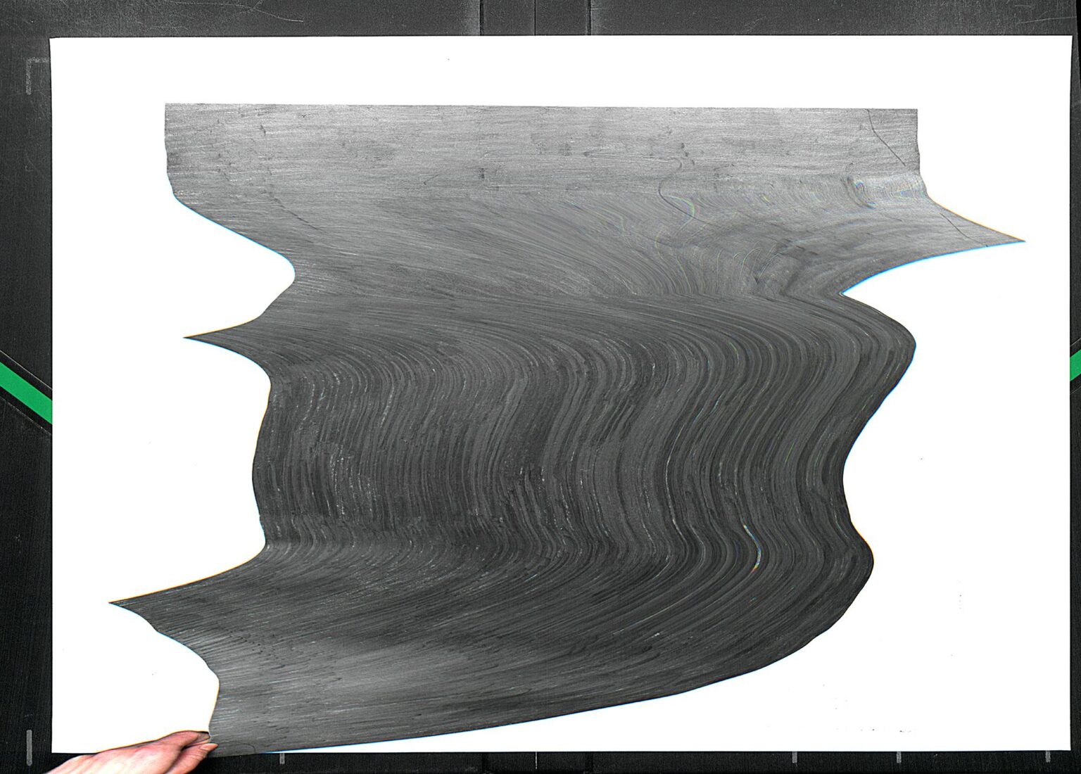 Zeichnung = Grafit auf Papier in Bewegung, Nr. 6 - Luzia Rux 