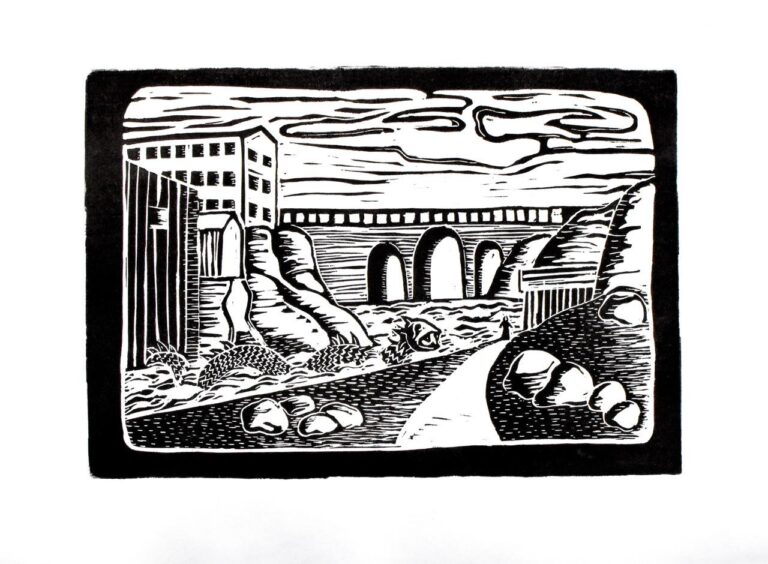 Konversation am Karl-Heine-Kanal - Anna Kautenburger 