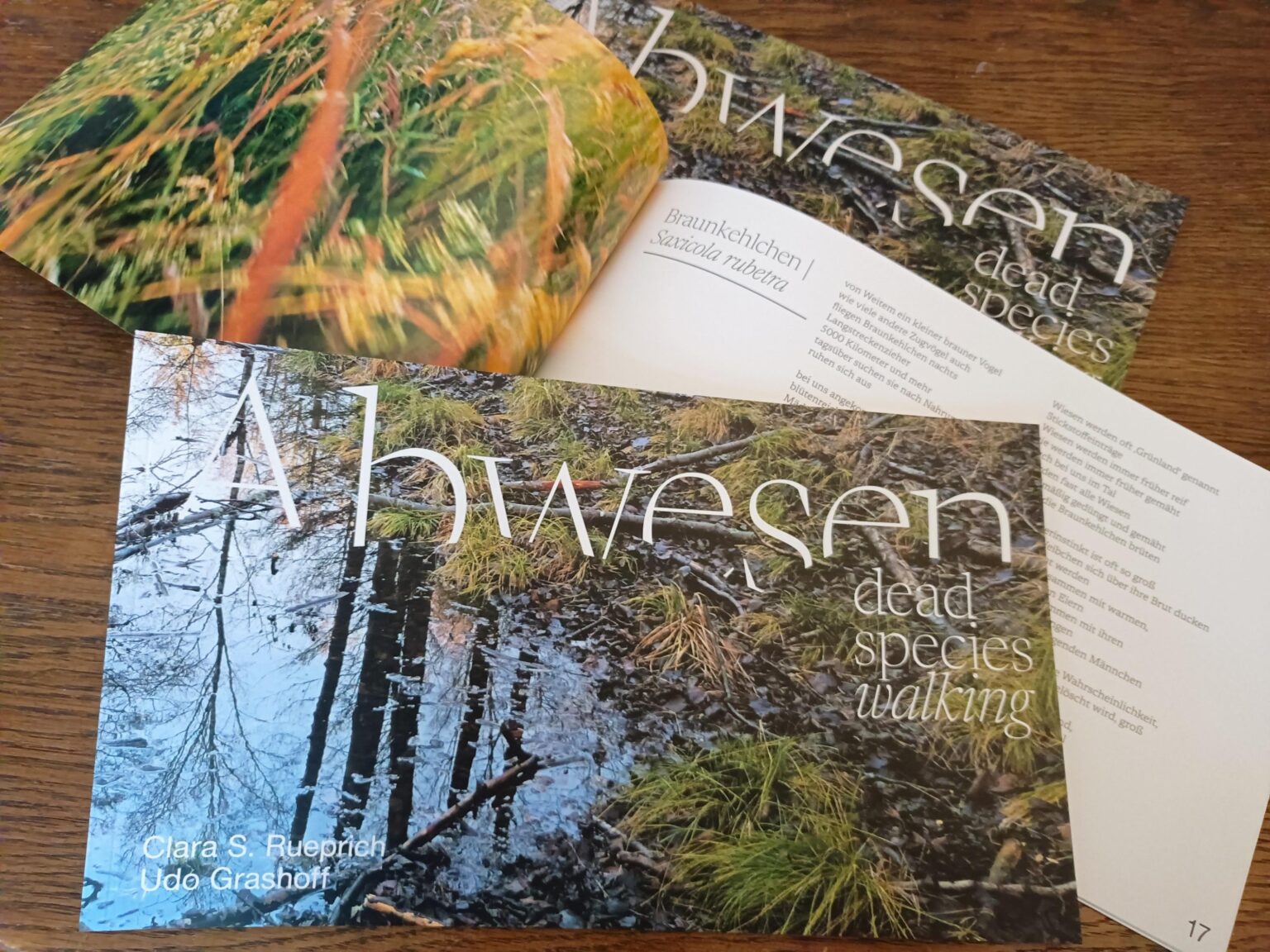 Abwesen. dead species walking, mit Udo Grashoff - Clara S. Rueprich 