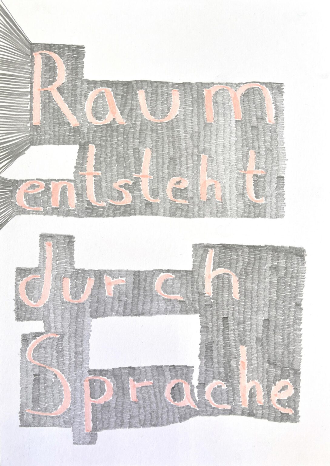 Raum und Sprache I - Luzia Rux 
