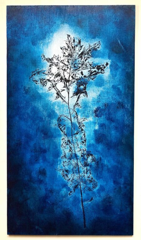 Kratzdistel_blau II - Reinhard Krehl 