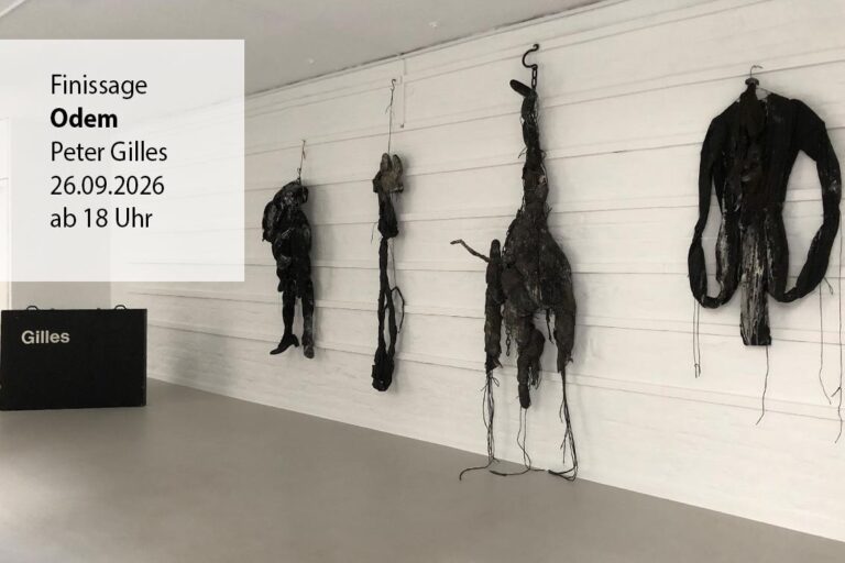 Finissage der Ausstellung Odem - Peter Gilles 