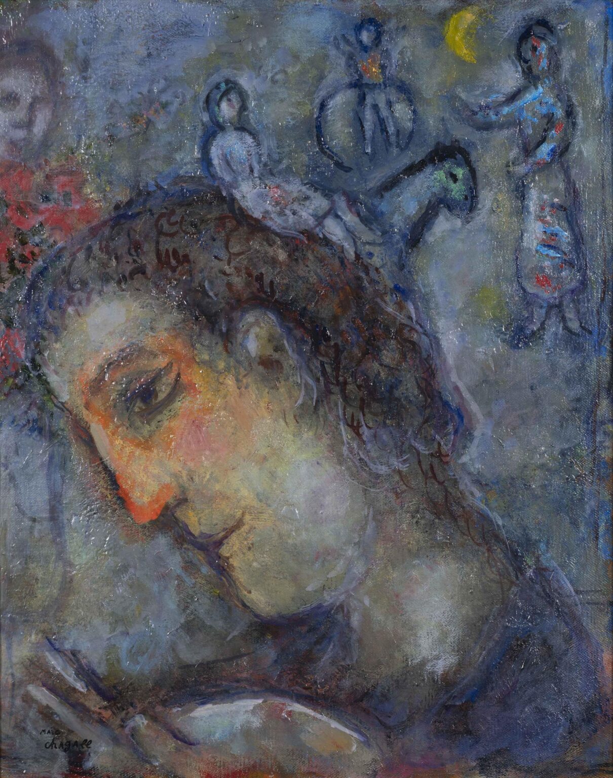Autoportrait du peintre - Marc Chagall 