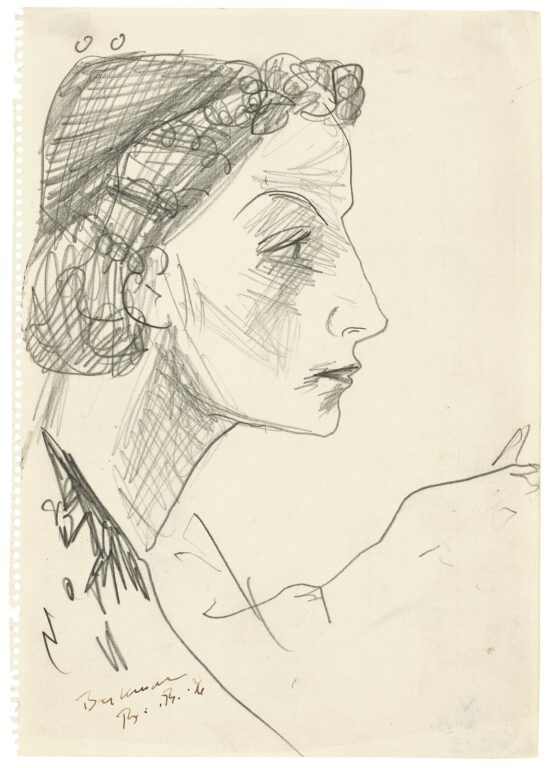 Frau mit Hut - Max Beckmann 