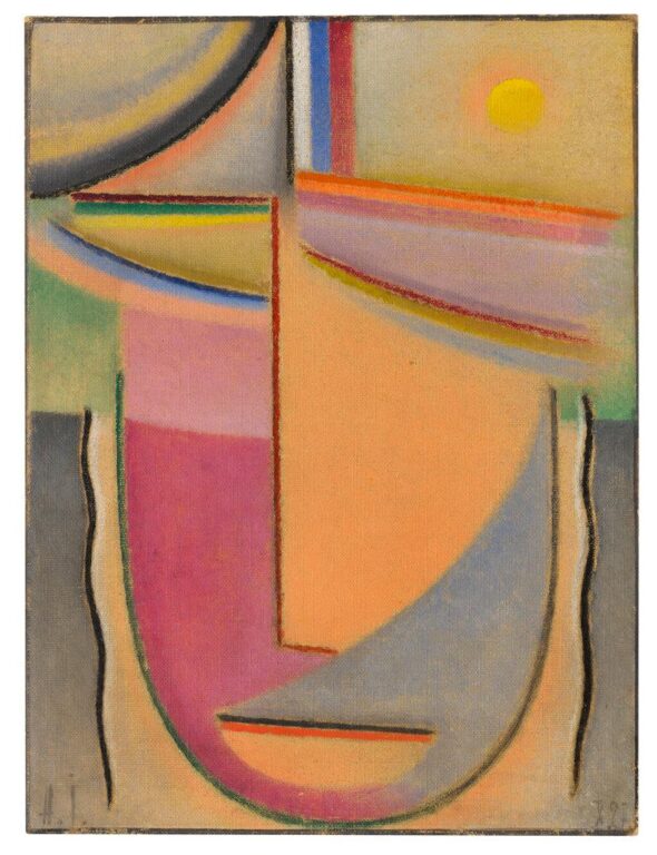 Abstrakter Kopf: September - Alexej von Jawlensky 