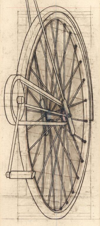 Studie zu Schicksal - Konrad Klapheck 