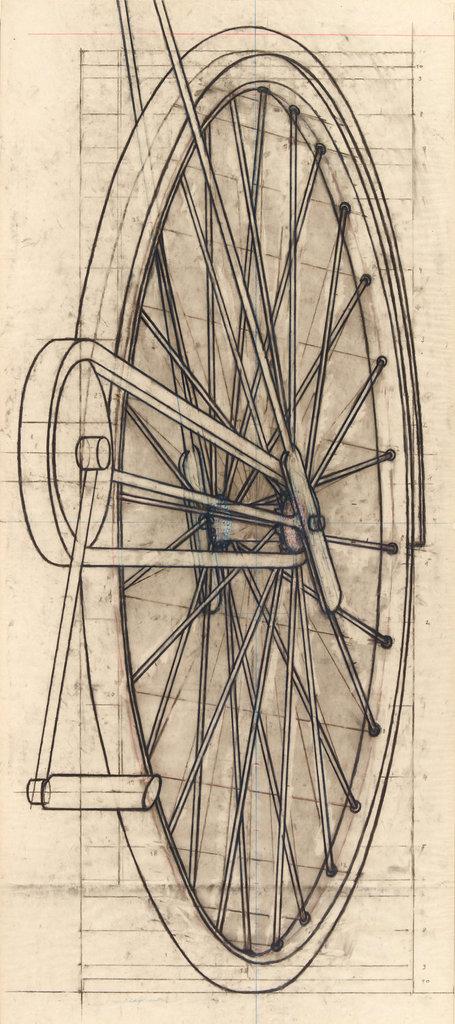 Studie zu Schicksal - Konrad Klapheck 