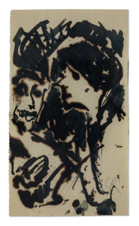 Ohne Titel (Zwei Figuren) - Christian Rohlfs 