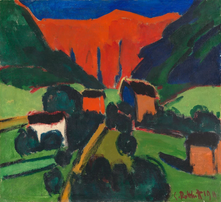 AUFRUHR DER FARBEN Karl-Schmidt-Rottluff und das Erbe der »Brücke« 