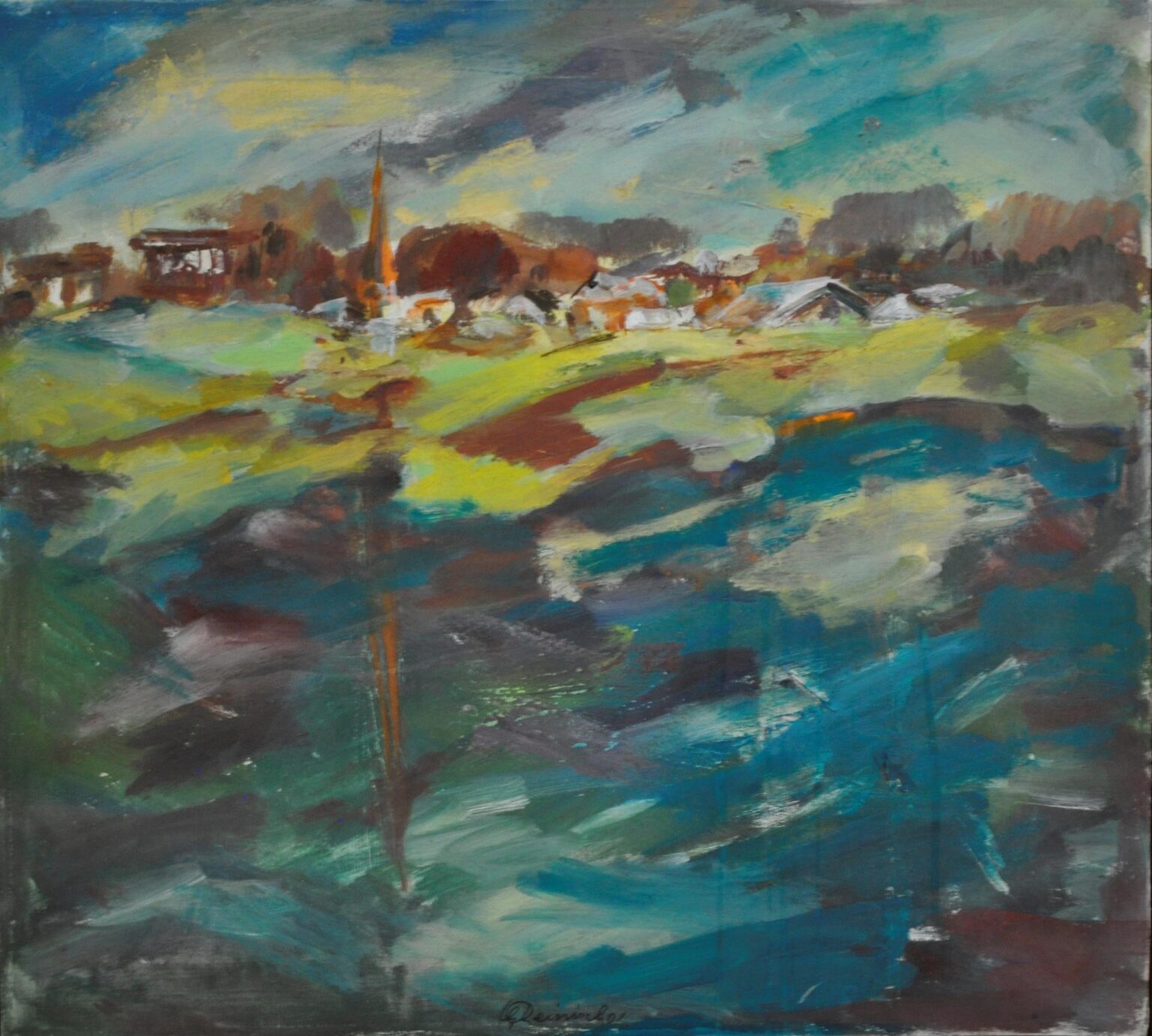 Blick auf Alt Warp - Gerhard Reinisch 