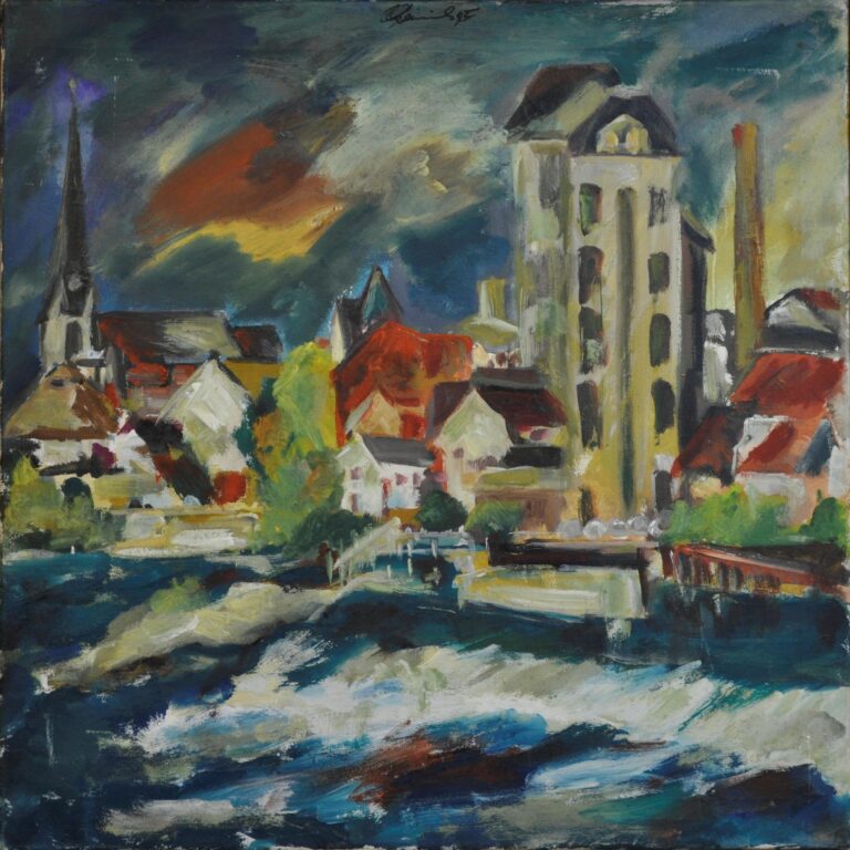 Am Wehr Saale - Gerhard Reinisch 