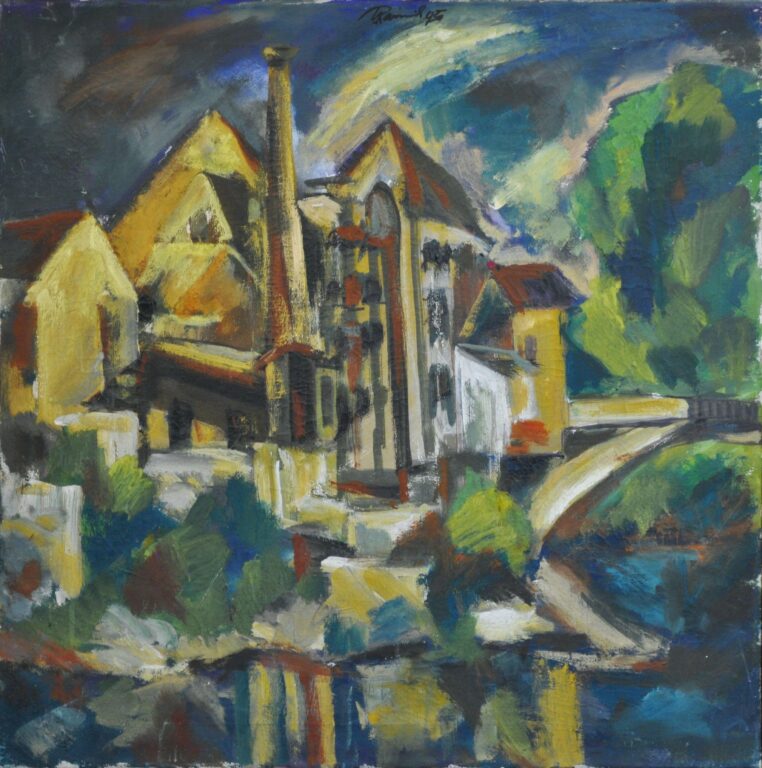 Am Saaler Wehr – Alter Kornspeicher - Gerhard Reinisch 