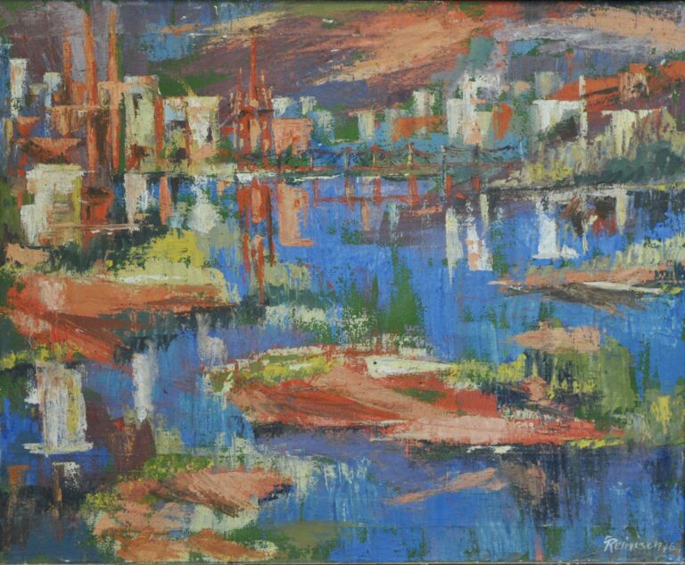 Blick auf den Hafen von Wismar - Gerhard Reinisch 
