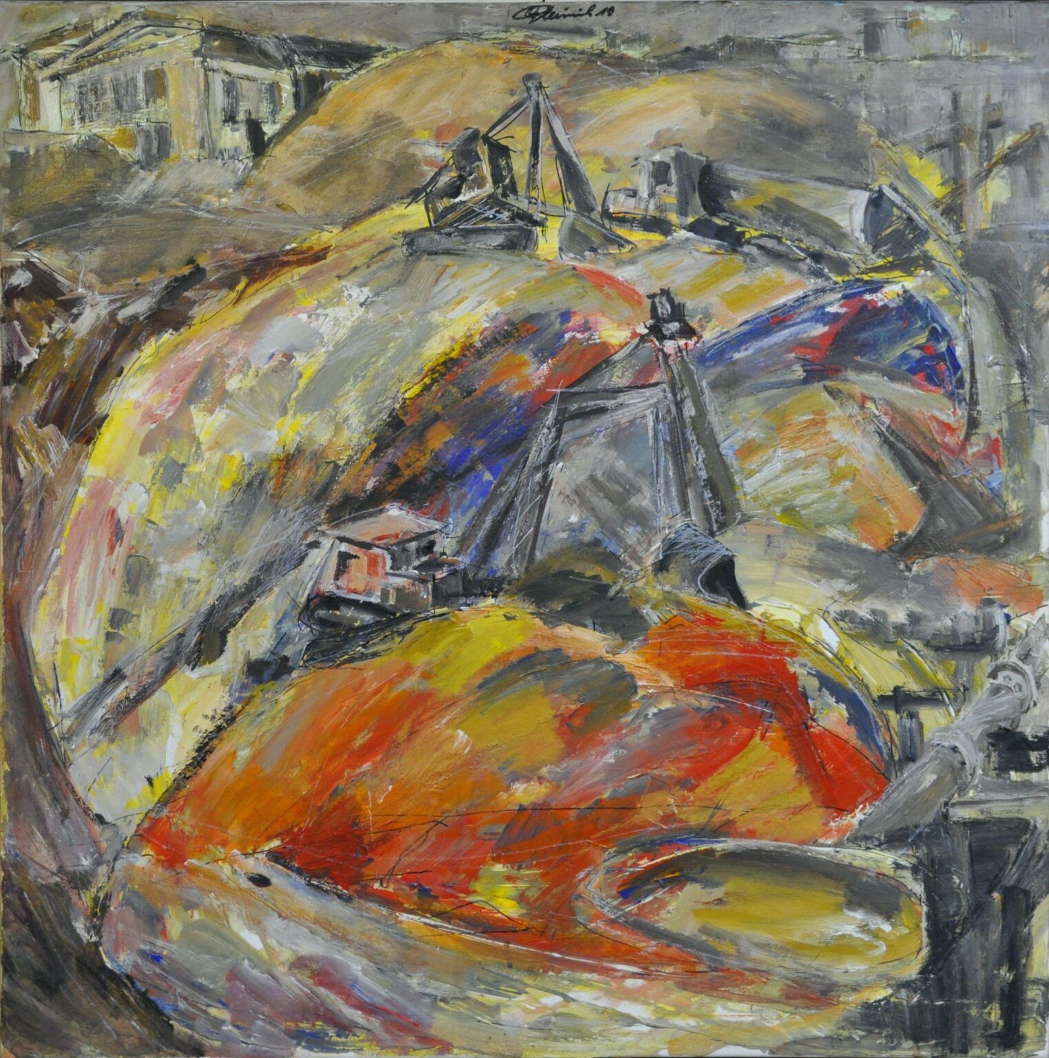 Baugrube Marienplatz - Gerhard Reinisch 