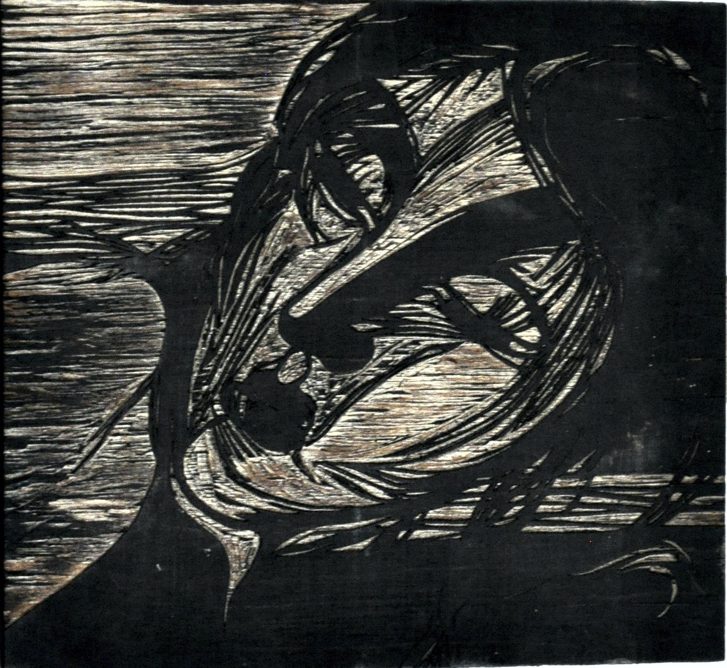 Frau (diagonal) - Eckehart Ruthenberg 