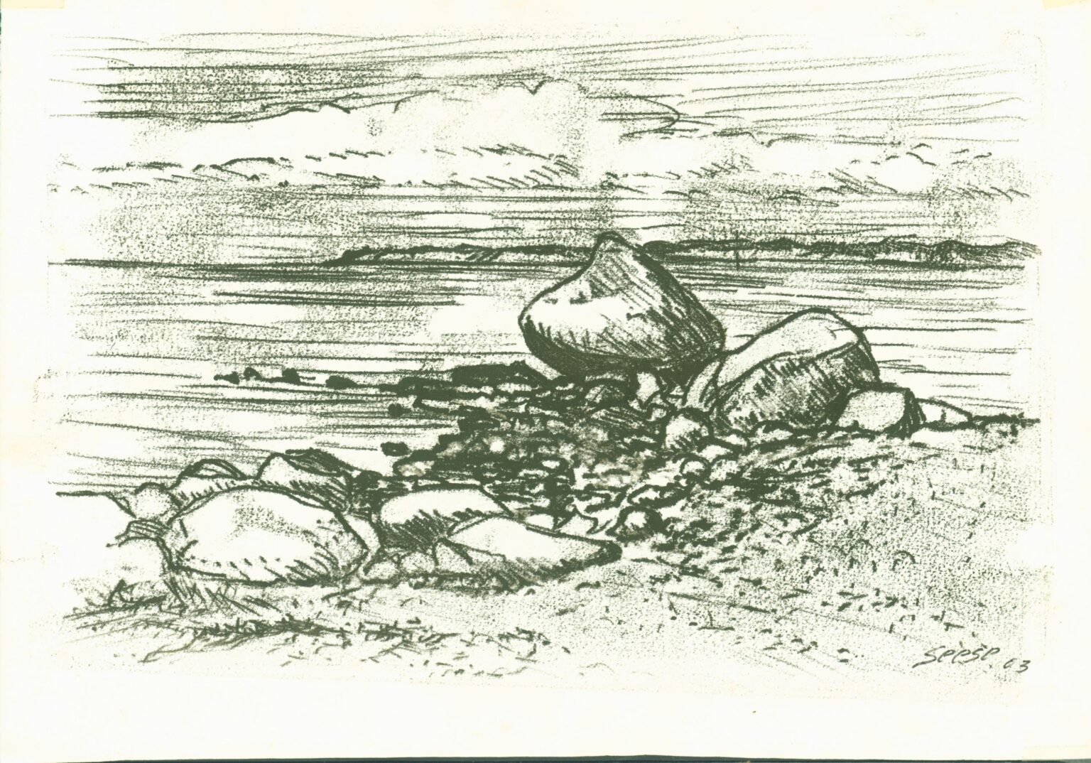 Steine an der Ostsee - Paul-Oskar Seese 