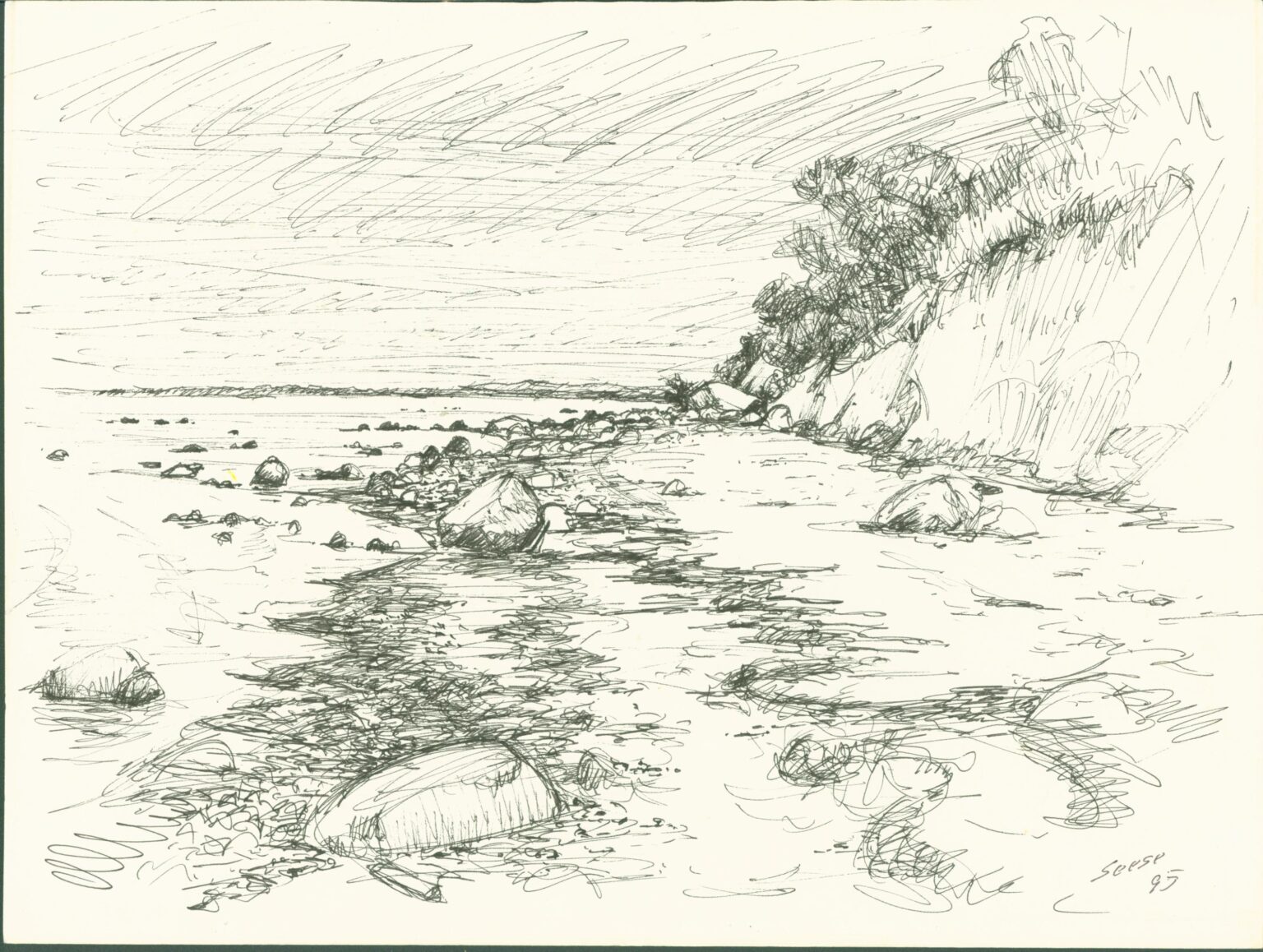 Steilküste an der Ostsee - Paul-Oskar Seese 