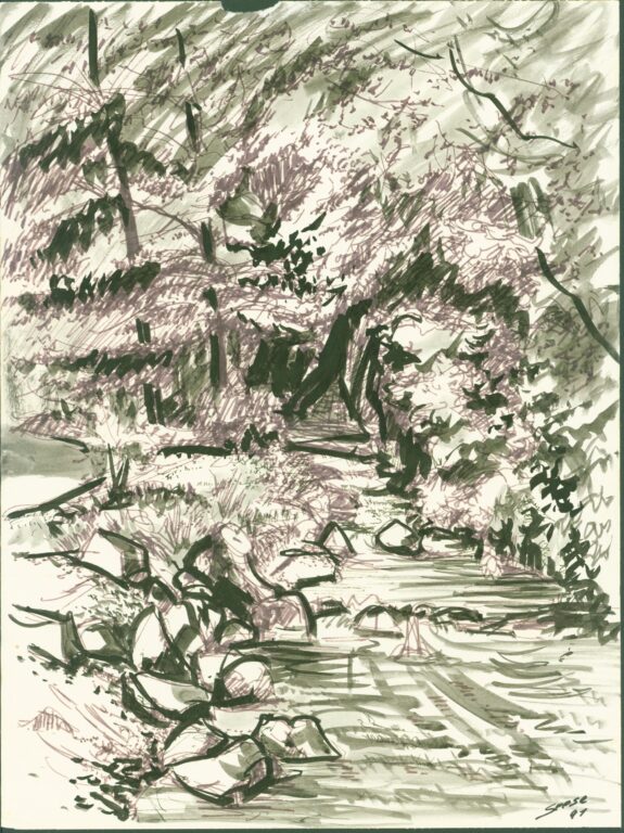 Bachlandschaft - Paul-Oskar Seese 