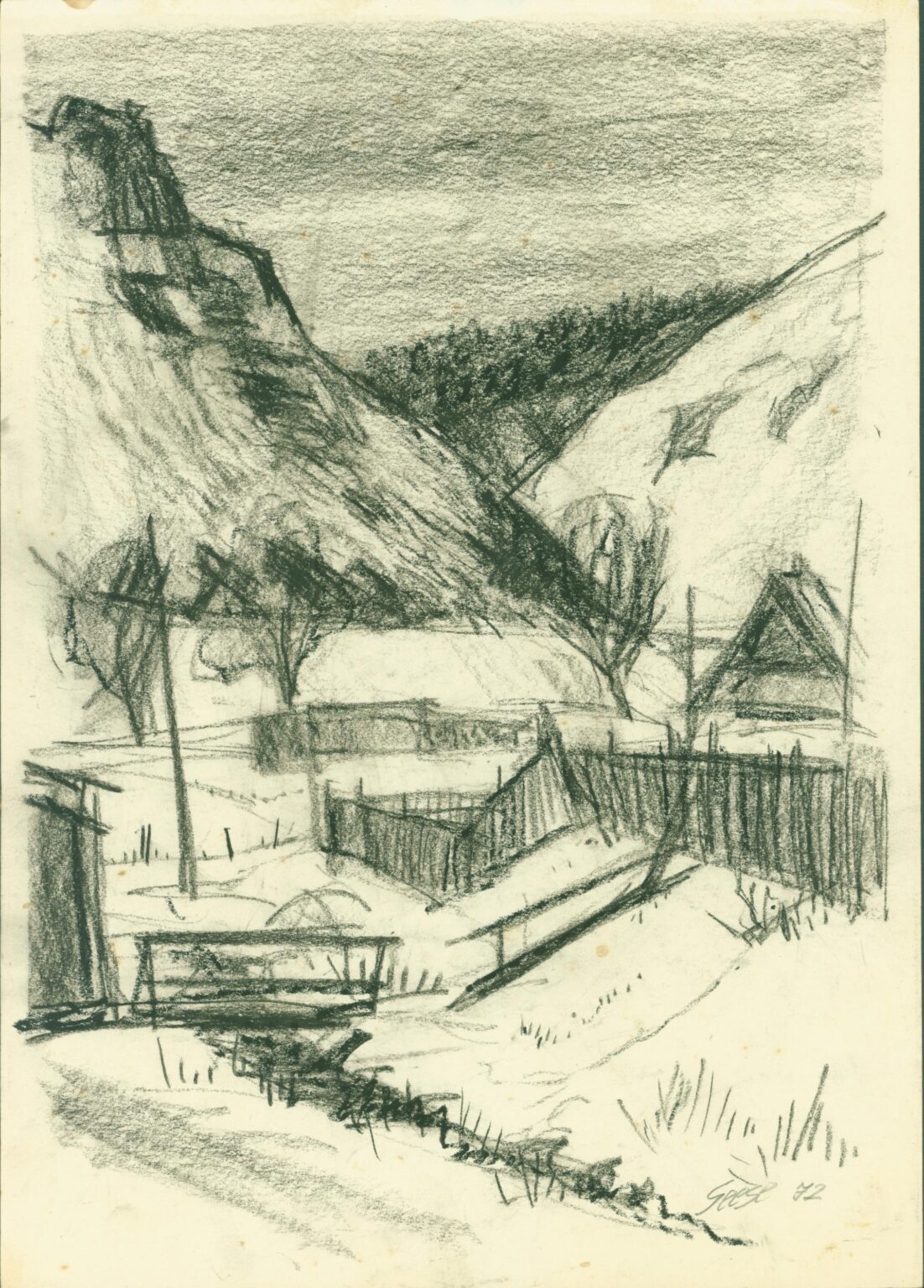 Berglandschaft - Paul-Oskar Seese 