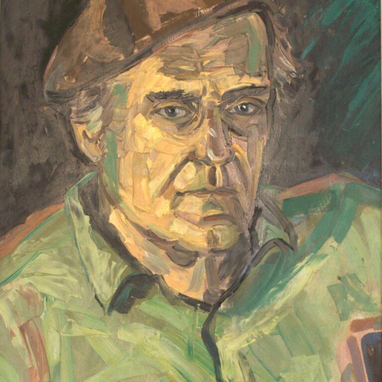 Herrenporträt mit Baskenmütze - Paul-Oskar Seese 