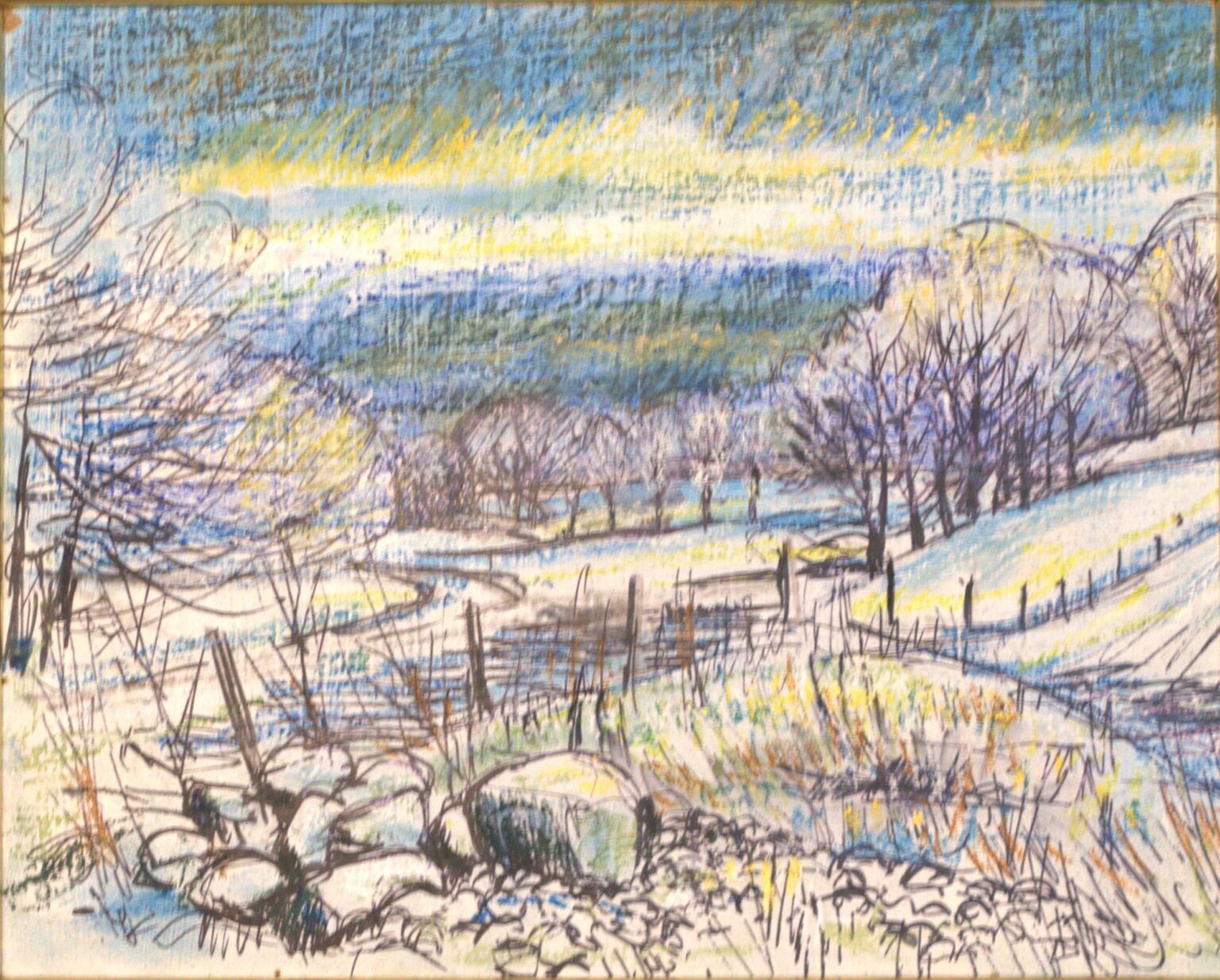 Winterlandschaft - Paul-Oskar Seese 