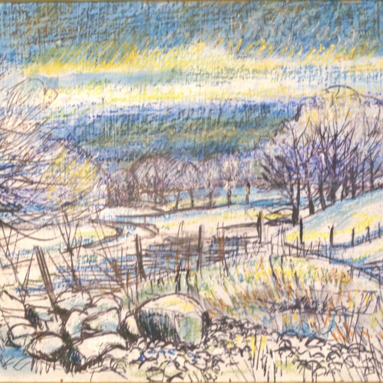 Winterlandschaft - Paul-Oskar Seese 