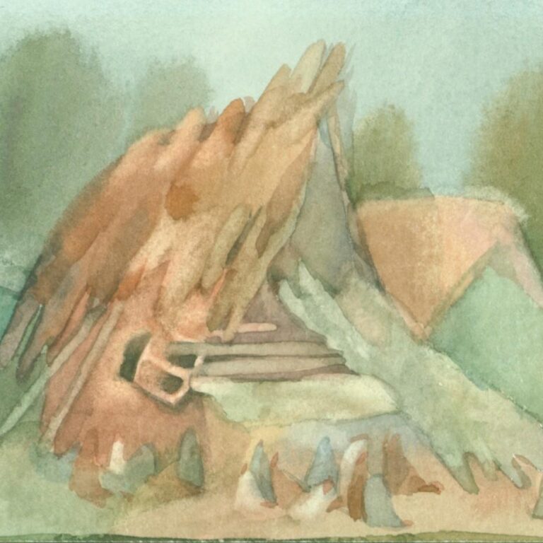 (Meckl) Altes Haus - Helga Kaffke 