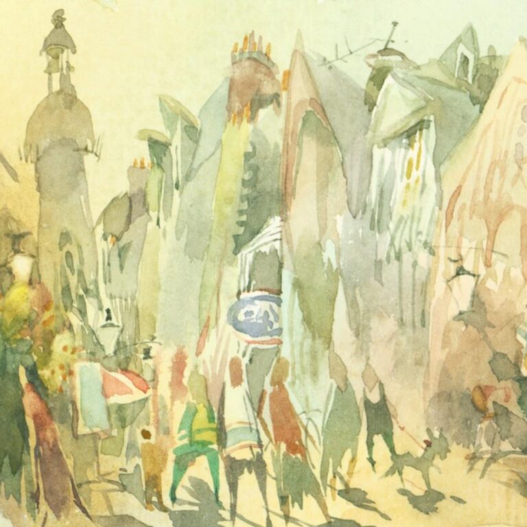 (Frank) Rue de gros Horloge - Helga Kaffke 