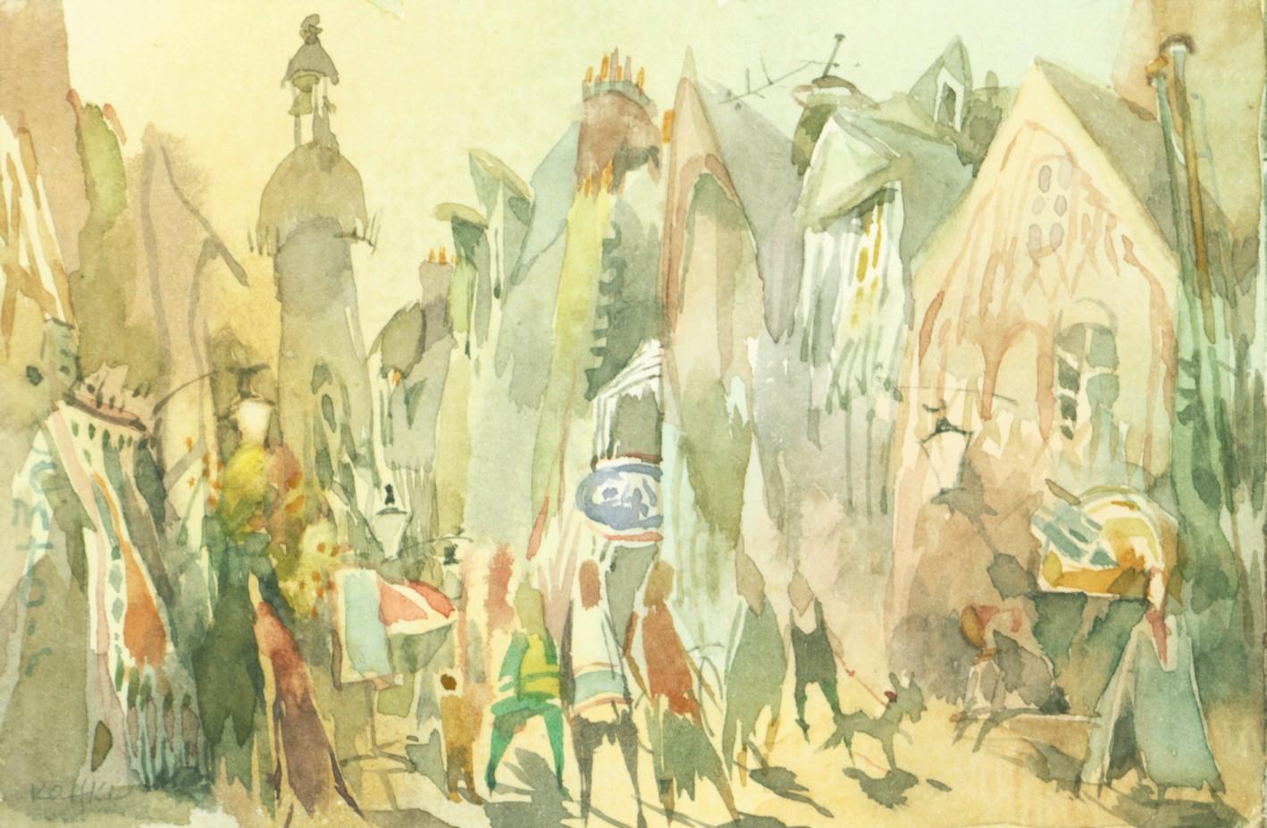 (Frank) Rue de gros Horloge - Helga Kaffke 