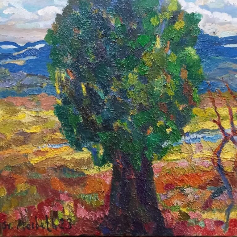 Landschaft mit Baum - Mads Svendsen-Merbeth 