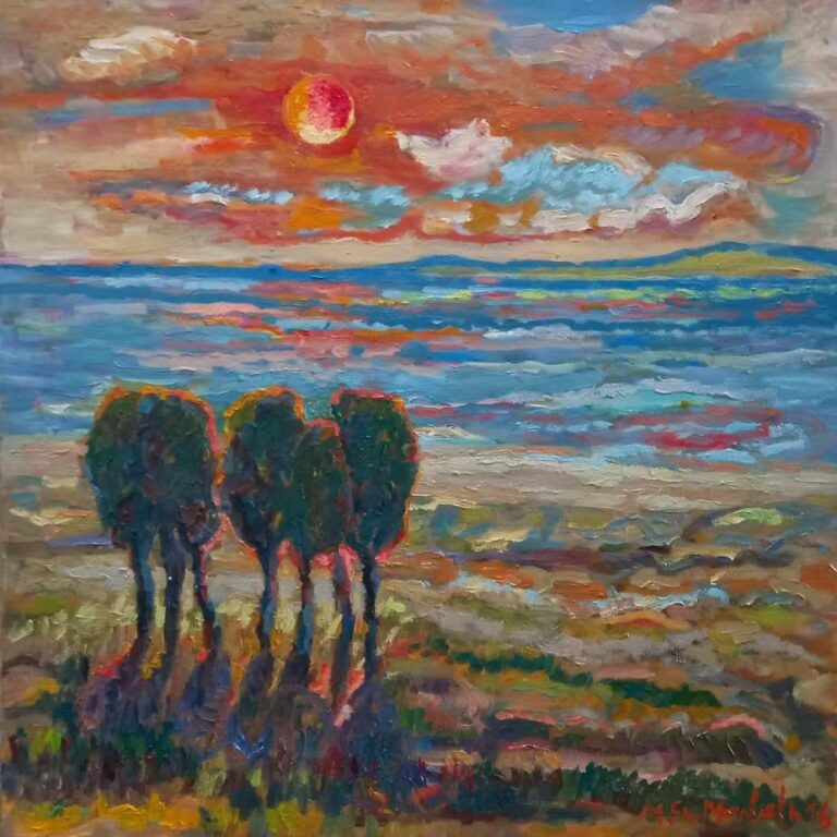 Bäume am Fjord - Mads Svendsen-Merbeth 