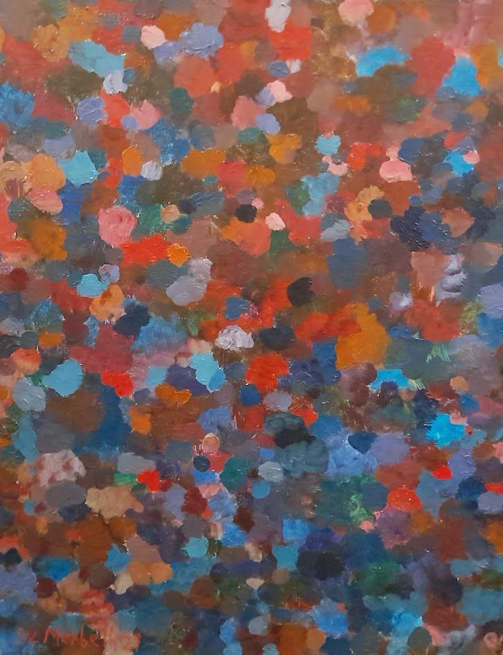 Blau-Rotes-Fleckenbild - Mads Svendsen-Merbeth 