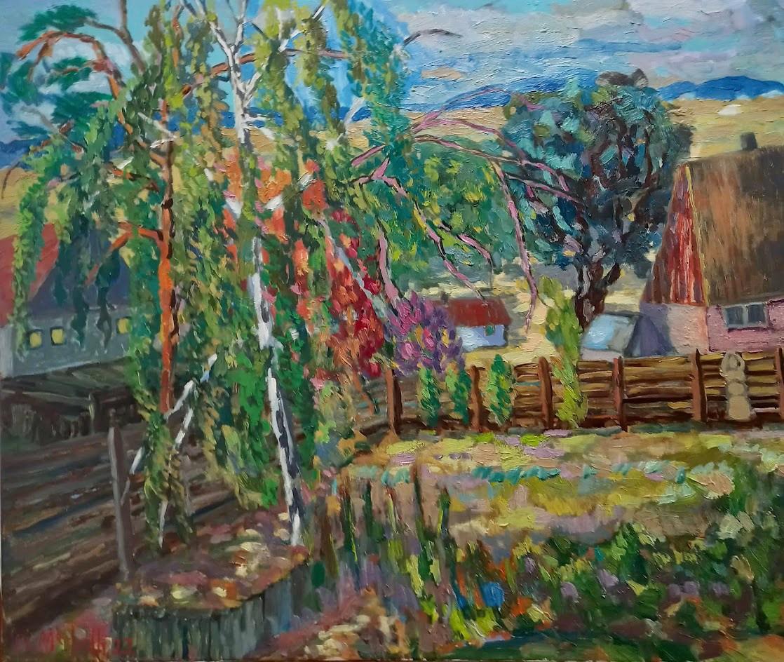 Birke im Garten - Mads Svendsen-Merbeth 